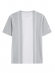 Camiseta Masculina PlusSize Aleatory Listrada Regular Original - Cinza