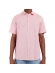 Camisa Manga Curta Regular Flame Liso - Coral