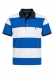 Camiseta Aleatory Masculino Polo Listrada Original - Azul