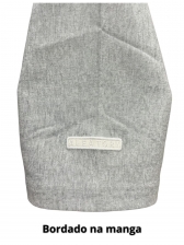 Camiseta Masculina Aleatory Listrada Original - Cinza