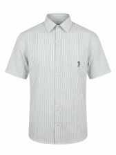 Camisa Manga Curta Aleatory Logo Bordado Com Bolso Original - Branco