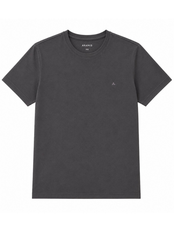 Camiseta basica masculino aramis regular lisa - Cafe
