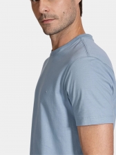 Camiseta basica masculino aramis regular lisa - Mineral