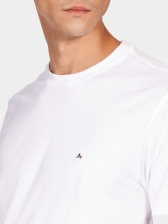 Camiseta basica masculino aramis regular lisa - Branco
