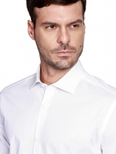 Camisa Masculina Slim Tricoline Stretch Aramis Original - Branco