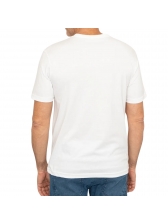 Camiseta Masculina Lisa Aleatory Original Logo Bordado - Branco