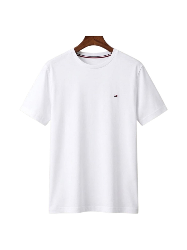 Camiseta Masculina Plus Size Tommy Hilfiger Original - Branco