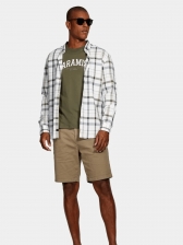 Camiseta Aramis Masculina Regular College Club - Verde Musgo