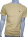 Camiseta Tommy Hilfiger Básica Masculina Gola Careca - Amarelo Claro