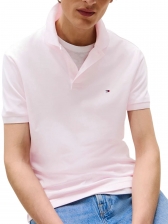Camiseta Polo Tommy Hilfiger Regular Cotton - Rosa