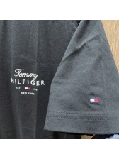 Camiseta Masculina Tommy Hilfiger Logo Estampada Original - Preto