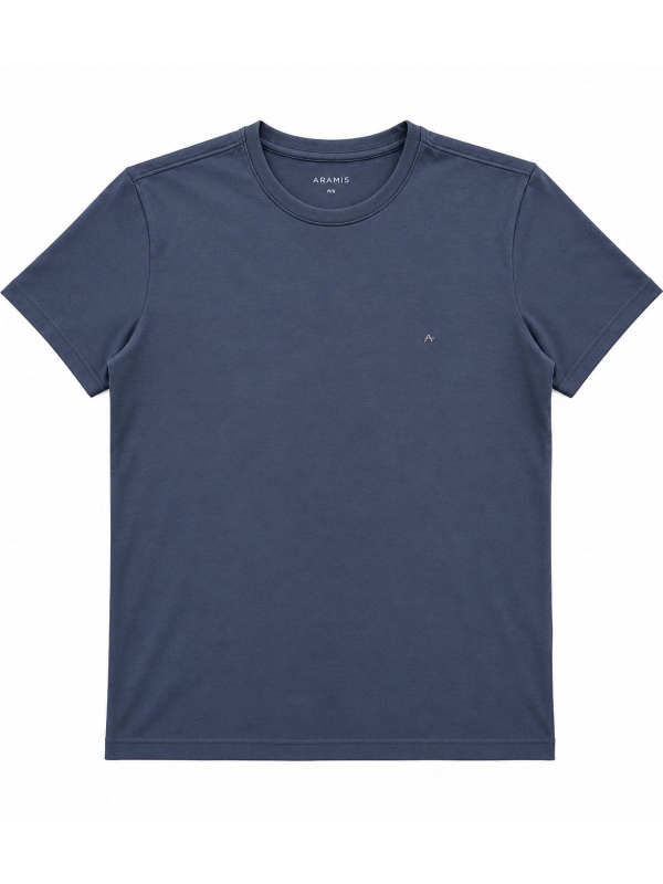 Camiseta basica masculino aramis regular lisa - Chumbo