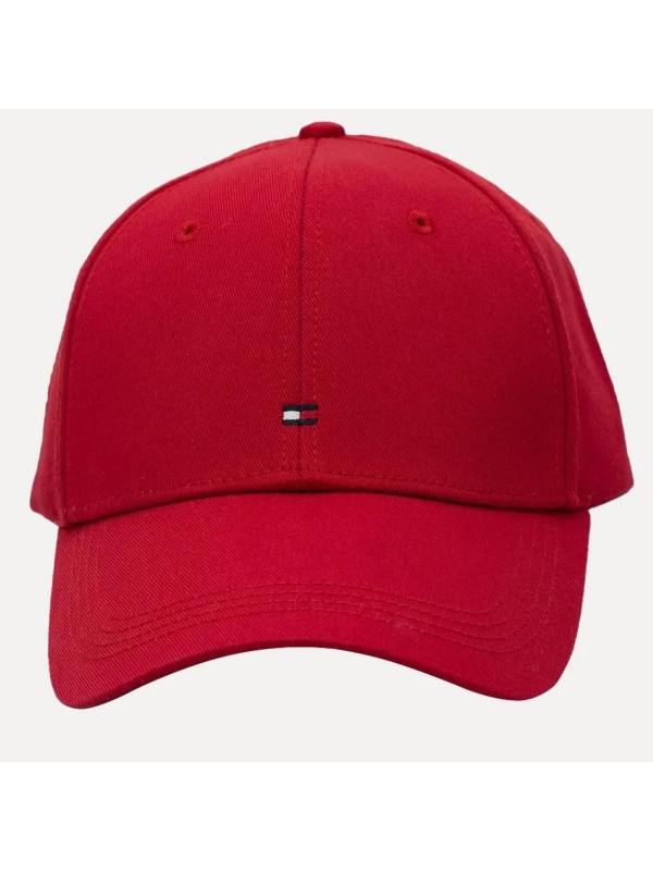 Boné Tommy Hilfiger Clássico Original Aba Curva - Vermelho