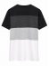 Camiseta Masculina Listrada Aleatory Original - Preto