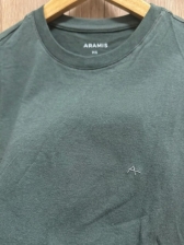 Camiseta basica masculino aramis regular lisa - Verde Militar