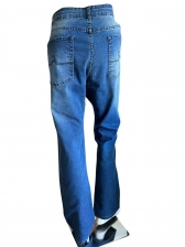 Calça Jeans Aramis Regular Stretch Azul médio