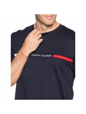 Camiseta Tommy Hilfiger Masculina Chest Insert Tee - Marinho