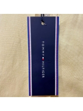 Camisa Manga Longa Tommy Hilfiger Custom Fit Amarela Original