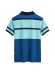 Camiseta Masculina Polo Aleatory Listrada Original - Azul