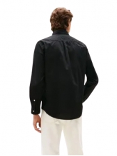 Camisa Manga Longa Tommy Hilfiger Thflex Regular Fit - Preto