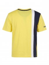 Camiseta Masculina PlusSize Aleatory Listrada Regular Original - Amarelo