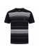Camiseta Masculina Aleatory Listrada Original - Preto