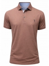 Camisa Polo Malha Lisa Aleatory Original - Marrom