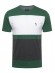 Camiseta Masculina Listrada Aleatory Original - Verde