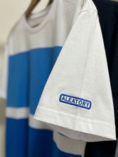 Camiseta Masculina Listrada Aleatory Original - Branco