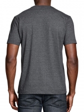 Camiseta basica masculino aramis regular lisa - Grafite Mescla