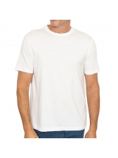 Camiseta Masculina Lisa Aleatory Original Logo Bordado - Branco