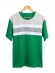 Camiseta Masculina Listrada Aleatory Original - Verde Claro