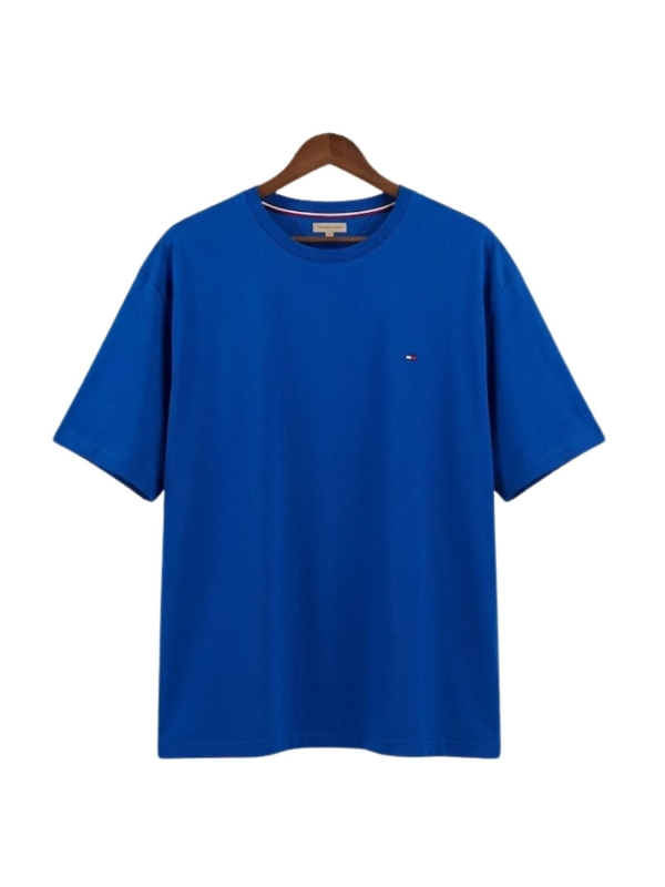 Camiseta Masculina Plus Size Tommy Hilfiger Original - Azul