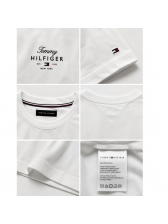 Camiseta Masculina Tommy Hilfiger Logo Estampada Original - Branco