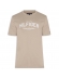 Camiseta Tommy Hilfiger Estampada Arch Tee - Bege