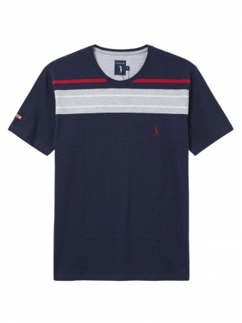 Camiseta Aleatory Listrada Masculina Original
