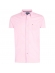 Camisa Oxford Light Manga Curta Tommy Hilfiger Original - Rosa