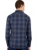 Camisa Manga Longa Aramis Slim Sarja Xadrez Caqui