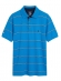 Camiseta Aleatory Polo Listrada Masculino Original - Azul