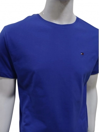 Camiseta Tommy Hilfiger Básica Masculina Gola Careca