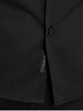 Camisa Manga Longa Aramis Regular Tricoline Com Bolso - Preto