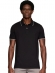 Camiseta Masculina Polo Básica Preta Aramis Regular Frisos - Preto