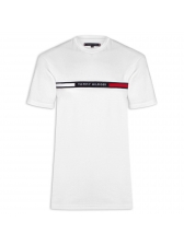 Camiseta Tommy Hilfiger Masculina Chest Insert Tee - Branco