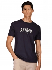 Camiseta Aramis Masculina Regular College Club - marinho