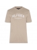 Camiseta Tommy Hilfiger Estampada Arch Tee - Bege