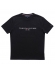 Camiseta Masculina Basica Logo Bordada Tommy Hilfiger Original - Preto