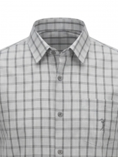 Camisa Manga Curta Aleatory Logo Bordado Com Bolso Original - Cinza