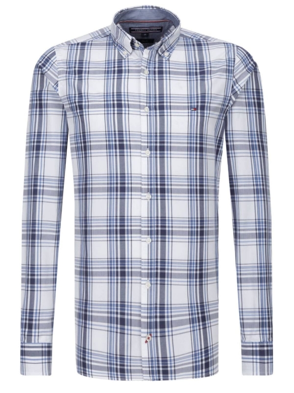 Camisa Manga Longa Tommy Hilfiger Xadrez Regular Fit