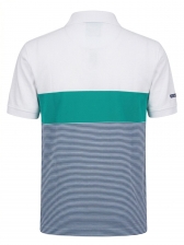 Camiseta Aleatory Polo Listrada Masculino Original - Verde
