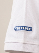 Camiseta Aleatory Polo Listrada Masculino Original - Verde